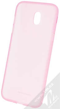 Samsung EF-AJ530TP Jelly Cover originální ochranný kryt pro Samsung Galaxy J5 (2017) růžová průhledná (pink) zepředu