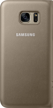 Samsung EF-NG935PF LED View Cover originální flipové pouzdro pro Samsung Galaxy S7 Edge zlatá (gold)