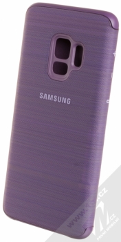 Samsung EF-NG960PV LED View Cover originální flipové pouzdro pro Samsung Galaxy S9 fialová (violet) zezadu
