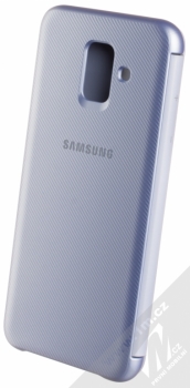 Samsung EF-WA600CV Wallet Cover originální flipové pouzdro pro Samsung Galaxy A6 (2018) fialová (violet) zezadu