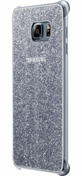 Samsung EF-XG928CS Glitter Cover třpitivý originální ochranný kryt pro Samsung Galaxy S6 Edge+ stříbrná (silver)