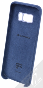 Samsung EF-XG950AL Alcantara Cover originální ochranný kryt pro Samsung Galaxy S8 modrá (blue) zepředu