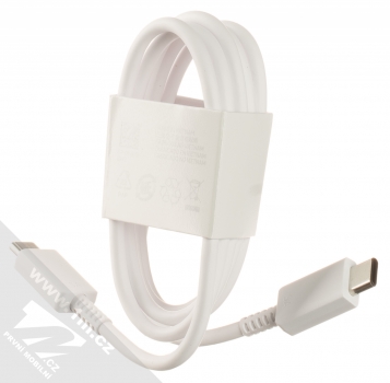 Samsung EP-DN975BWE originální USB Type-C kabel 100W (20V/5A) bílá (white) komplet