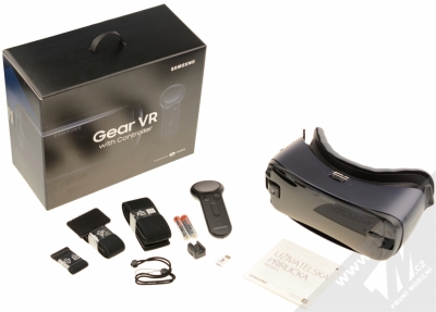 Samsung SM-R324 Gear VR with Controller originální chytré brýle pro virtuální realitu s ovladačem černá (black) balení