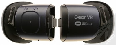 Samsung SM-R324 Gear VR with Controller originální chytré brýle pro virtuální realitu s ovladačem černá (black) zboku