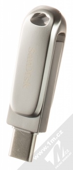 SanDisk Dual Drive Luxe 128GB USB Type-C Flash disk stříbrná (silver)