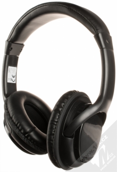 Setty Bluetooth headset stereo sluchátka černá (black) zezadu