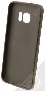 Sligo Cloth TPU ochranný kryt v imitaci tkaniny pro Samsung Galaxy S7 černá (black) zepředu