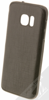 Sligo Cloth TPU ochranný kryt v imitaci tkaniny pro Samsung Galaxy S7 černá (black)