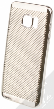 Sligo Luxury pokovený TPU ochranný kryt pro Samsung Galaxy S7 černá (gunmetal black)