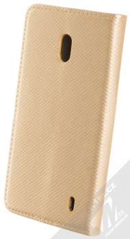 Sligo Smart Magnet flipové pouzdro pro Nokia 2.2 zlatá (gold) zezadu