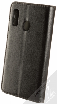 Sligo Smart Magnetic flipové pouzdro pro Samsung Galaxy A20e černá (black) zezadu
