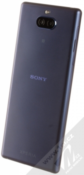 Sony Xperia 10 modrá (navy) šikmo zezadu