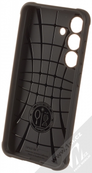 Spigen Rugged Armor odolný ochranný kryt pro Samsung Galaxy S24 černá (matte black) zepředu