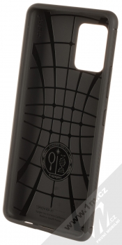 Spigen Rugged Armor odolný ochranný kryt pro Samsung Galaxy A42 5G černá (matte black) zepředu