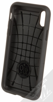 Spigen Slim Armor CS odolný ochranný kryt s kapsičkou pro Apple iPhone X černá (black) zepředu