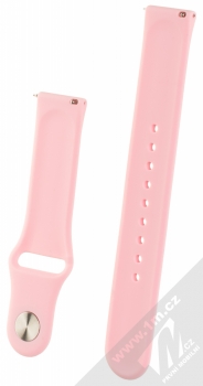 Tactical Single Color Strap silikonový pásek na zápěstí s univerzální osičkou 20mm růžová (pink) zezadu