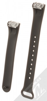 Tactical Single Color Strap silikonový pásek na zápěstí pro Samsung Galaxy Fit černá (black) zezadu