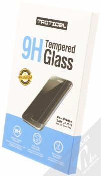 Tactical Tempered Glass ochranné tvrzené sklo na kompletní displej pro Samsung Galaxy J3 (2017) bílá (white) krabička