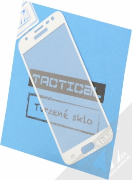 Tactical Tempered Glass ochranné tvrzené sklo na kompletní displej pro Samsung Galaxy J3 (2017) bílá (white)