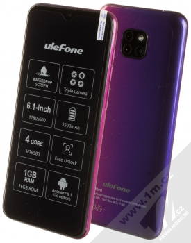 Ulefone Note 7 růžová fialová (twilight)