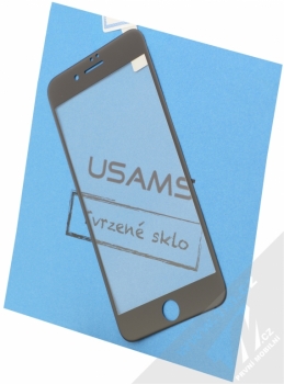 USAMS Matte 3D Curved Tempered Glass barevné ochranné tvrzené sklo na displej pro Apple iPhone 7 Plus černá (black)