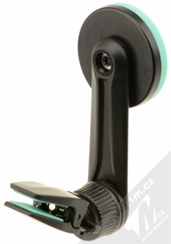 USAMS US-ZJ013 Felix Car Vent Holder magnetický držák do mřížky ventilace v automobilu pro mobilní telefon, mobil, smartphone, tablet černá zelená (black mint) zezadu