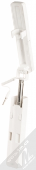 USAMS M2 Mini Selfie Stick miniaturní selfie tyčka s tlačítkem spouště přes audio konektor jack 3,5mm bílá (white)