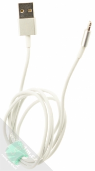 USAMS MFi USB kabel s Apple Lightning konektorem pro Apple iPhone, iPad, iPod (licence MFi) stříbrná (silver) balení