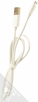 USAMS U-Gee USB kabel s microUSB konektorem pro mobilní telefon, mobil, smartphone, tablet bílá (white) balení