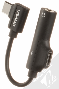 USAMS US-SJ122 T Adapter Cable rozdvojovací adaptér s USB Type-C konektorem černá (black)