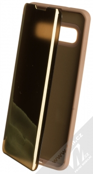 Vennus Clear View flipové pouzdro pro Samsung Galaxy S10 zlatá (gold)