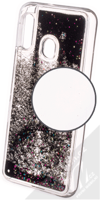 Vennus Liquid Glitter ochranný kryt s přesýpacím efektem třpytek pro Samsung Galaxy A20e černá (black)