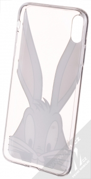 Warner Bros Looney Tunes Bugs Bunny 001 TPU ochranný silikonový kryt s motivem pro Apple iPhone XS Max průhledná (transparent) zepředu
