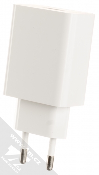 Xiaomi MDY-10-EF originální nabíječka do sítě s USB výstupem 3A a originální USB kabel s microUSB konektorem bílá (white) nabíječka USB zezadu