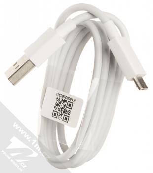 Xiaomi MDY-10-EF originální nabíječka do sítě s USB výstupem 3A a originální USB kabel s microUSB konektorem bílá (white) USB kabel komplet