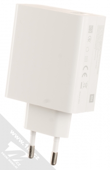 Xiaomi MDY-11-ED originální nabíječka do sítě 65W s USB výstupem QuickCharge 3.0 a originální USB kabel s USB Type-C konektorem bílá (white) nabíječka