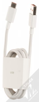 Xiaomi MDY-11-ED originální nabíječka do sítě 65W s USB výstupem QuickCharge 3.0 a originální USB kabel s USB Type-C konektorem bílá (white) USB kabel komplet