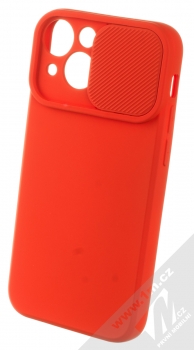 1Mcz CamShield Soft ochranný kryt pro Apple iPhone 13 mini červená (red) otevřené