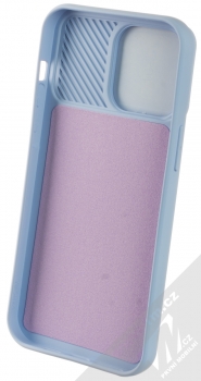 1Mcz CamShield Soft ochranný kryt pro Apple iPhone 14 Pro Max blankytně modrá (sky blue) zepředu