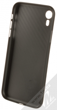1Mcz Carbon Back ochranný kryt pro Apple iPhone XR černá (black) zepředu