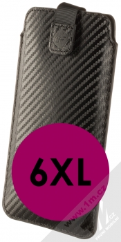 1Mcz Carbon Pocket 6XL pouzdro kapsička černá (black)