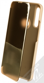 1Mcz Clear View flipové pouzdro pro Huawei P Smart Z, Honor 9X zlatá (gold)
