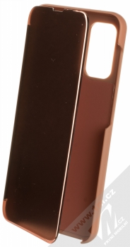 1Mcz Clear View flipové pouzdro pro Samsung Galaxy A13 4G růžová (pink)