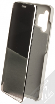 1Mcz Clear View flipové pouzdro pro Samsung Galaxy A32 stříbrná (silver)
