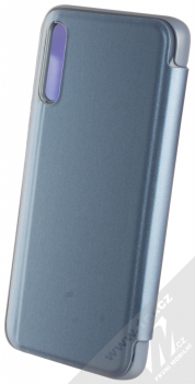 1Mcz Clear View flipové pouzdro pro Samsung Galaxy A70 modrá (blue) zezadu