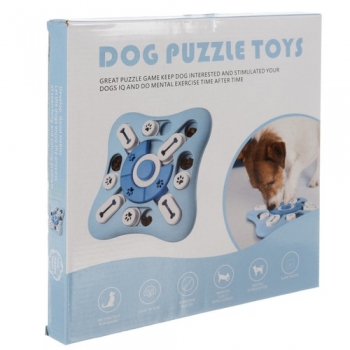1Mcz Dog Puzzle interaktivní vzdělávací hračka pro psy světle modrá (light blue)