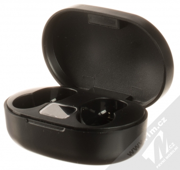 1Mcz E6S TWS Bluetooth stereo sluchátka černá (black) nabíjecí pouzdro otevřené