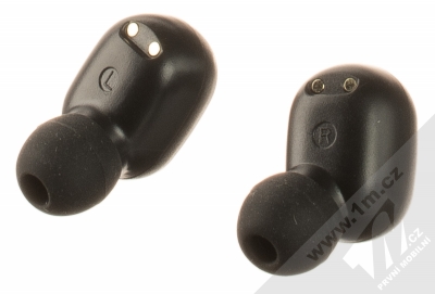 1Mcz E6S TWS Bluetooth stereo sluchátka černá (black) zezadu