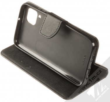 1Mcz Fancy Book flipové pouzdro pro Huawei P40 Lite černá (black) stojánek